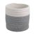 Кашпо Nygard, ?20х19 см, кремовое/светло-серое, Bergenson Bjorn