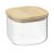 Банка для хранения квадратная Glass Bamboo,1 л, Smart Solutions