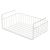 Корзина для хранения подвесная Granli, 38,8х24,5х15 см, белая, Smart Solutions