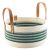 Корзина для хранения Helly 30х15 см, бежевая/зеленая, Bergenson Bjorn