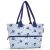 Сумка Shopper E1 leaves blue, Reisenthel