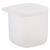 Контейнер для хранения с плоской крышкой, 600 мл, белый, Qualy