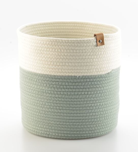 Корзина для хранения Ciary, 30х30 см, бежевая/оливковая, Bergenson Bjorn