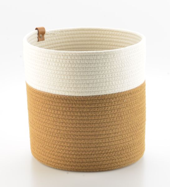 Корзина для хранения Ciary, 30х30 см, бежевая/горчичная, Bergenson Bjorn