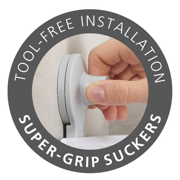 Органайзер для душа с зеркалом EasyStore, 40 см, белый, Joseph Joseph, изображение 6