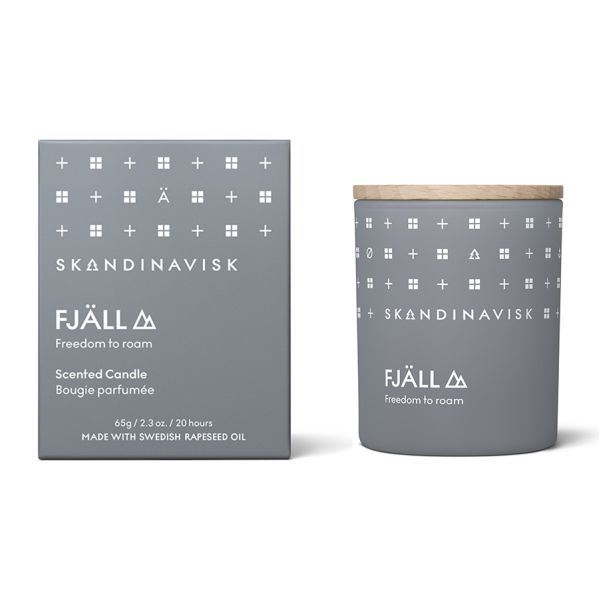 Свеча ароматическая FJALL с крышкой, 65 г, S K A N D I N A V I S K