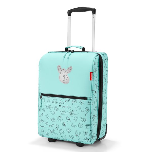 Чемодан детский Trolley XS cats and dogs mint, Reisenthel