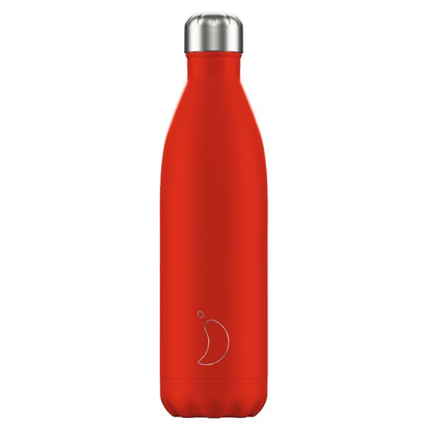 Термос Neon, 750 мл, красный, Chilly's Bottles