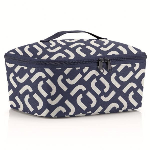 Термосумка Coolerbag M pocket signature navy, Reisenthel