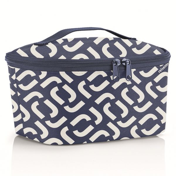 Термосумка Coolerbag S pocket signature navy, Reisenthel