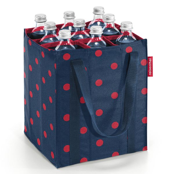 Сумка-органайзер для бутылок Bottlebag mixed dots red, Reisenthel