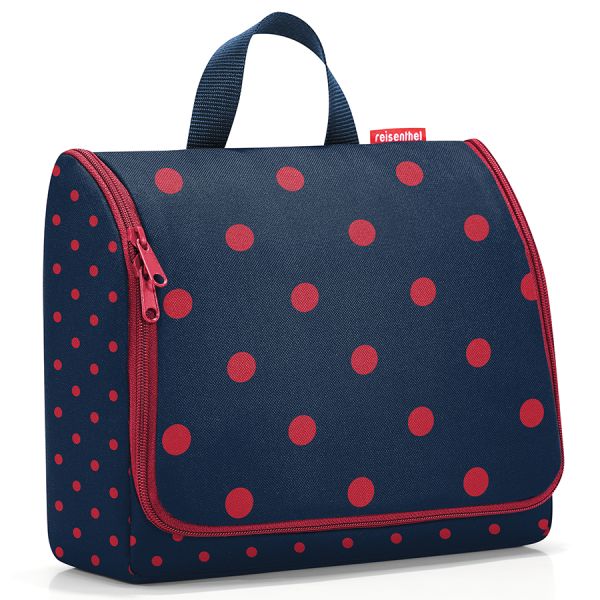 Сумка-органайзер Toiletbag XL mixed dots red, Reisenthel