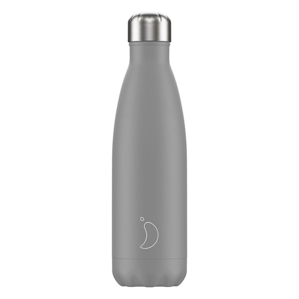 Термос Monochrome, 500 мл, серый, Chilly's Bottles