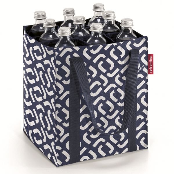 Сумка-органайзер для бутылок Bottlebag signature navy, Reisenthel