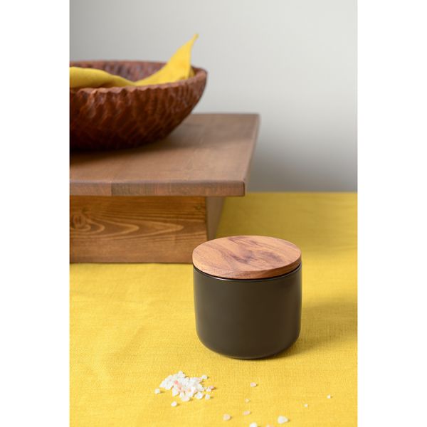 Банка для хранения керамическая Smart Solutions, 350 мл, черная, Smart Solutions, изображение 4