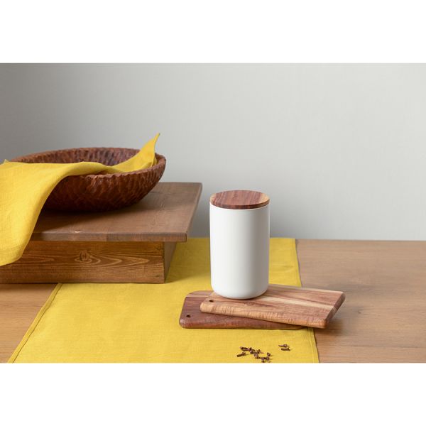 Банка для хранения керамическая Smart Solutions, 750 мл, белая, Smart Solutions, изображение 5