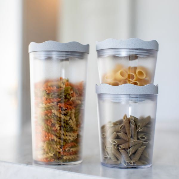 Банка для сыпучих продуктов Prince, Organic, 1 л, серая, Koziol, изображение 2