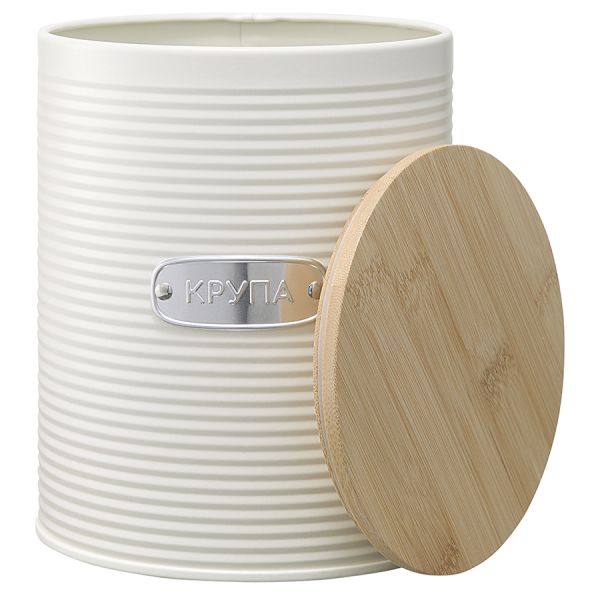 Банка для хранения Irmel, 2,6 л, молочная, Smart Solutions, изображение 2