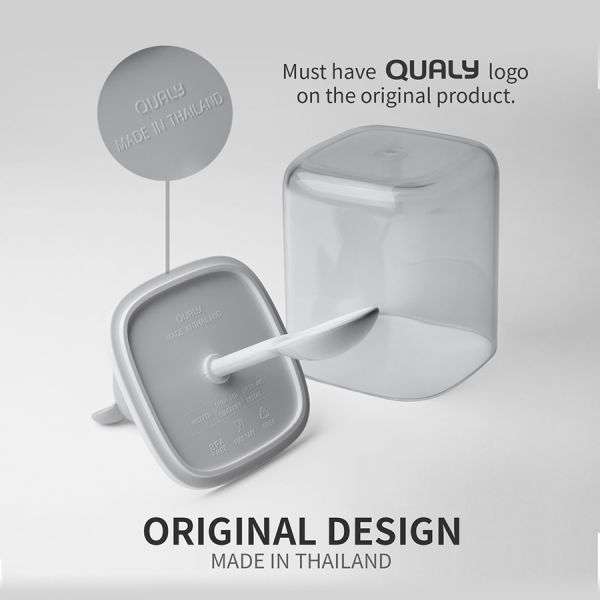 Банка для сыпучих продуктов Lucky Mouse Seasoning с ложкой, 250 мл, Qualy, изображение 6