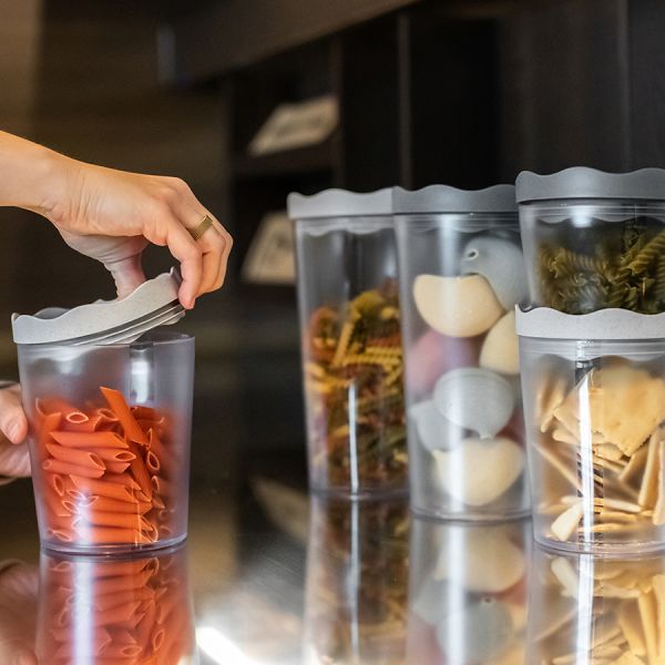 Банка для сыпучих продуктов Prince, Organic, 1 л, красная, Koziol, изображение 2