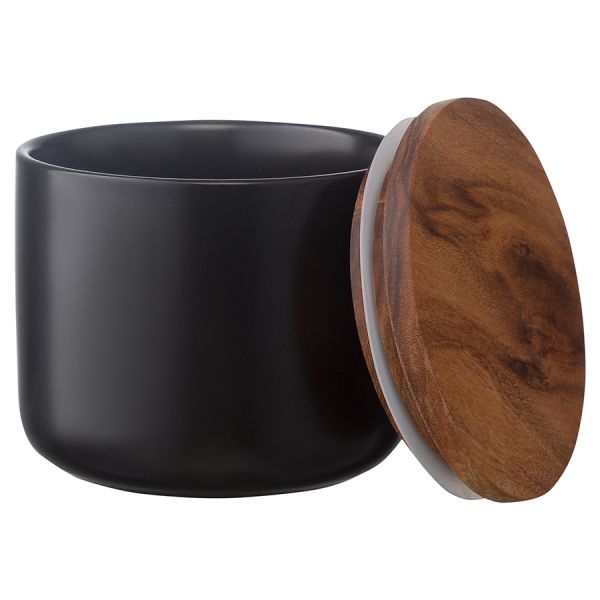 Банка для хранения керамическая Smart Solutions, 350 мл, черная, Smart Solutions, изображение 5