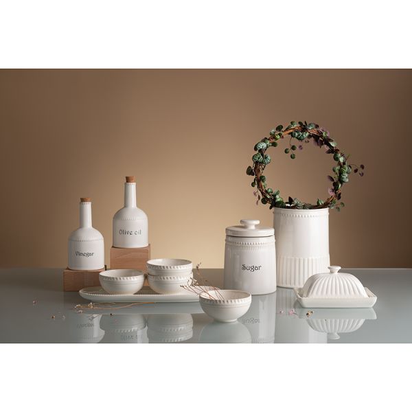 Банка для сахара белого цвета из коллекции Kitchen Spirit, 820 мл, Tkano, изображение 2