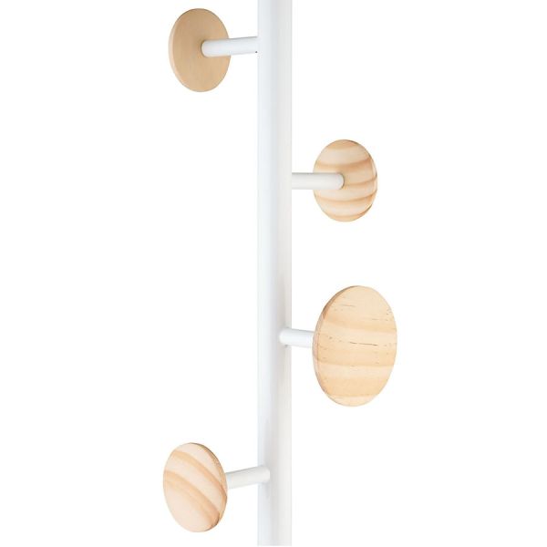 Вешалка напольная Paletta, 170 см, белая/бежевая, Bergenson Bjorn, изображение 6