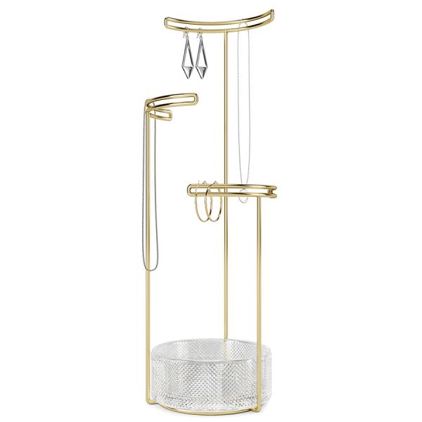 Держатель для украшений Tesora стекло-латунь, Umbra, изображение 6