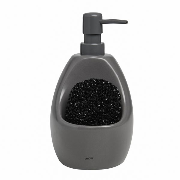 Диспенсер для мыла с подставкой для губки Joey графит, Umbra, изображение 6