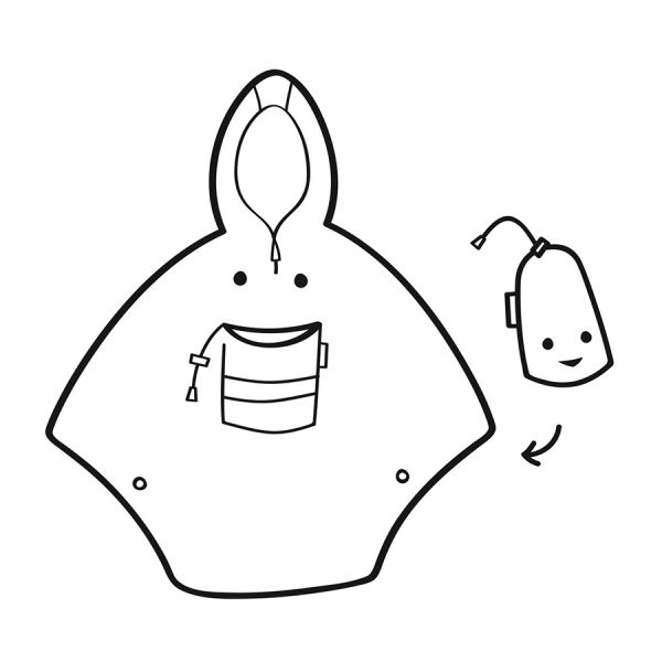 Дождевик детский friends pink, Reisenthel, изображение 3