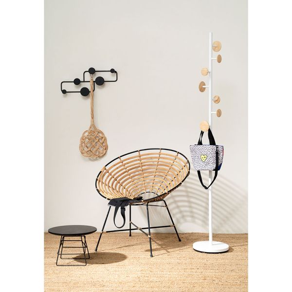 Вешалка напольная Paletta, 170 см, белая/бежевая, Bergenson Bjorn, изображение 2