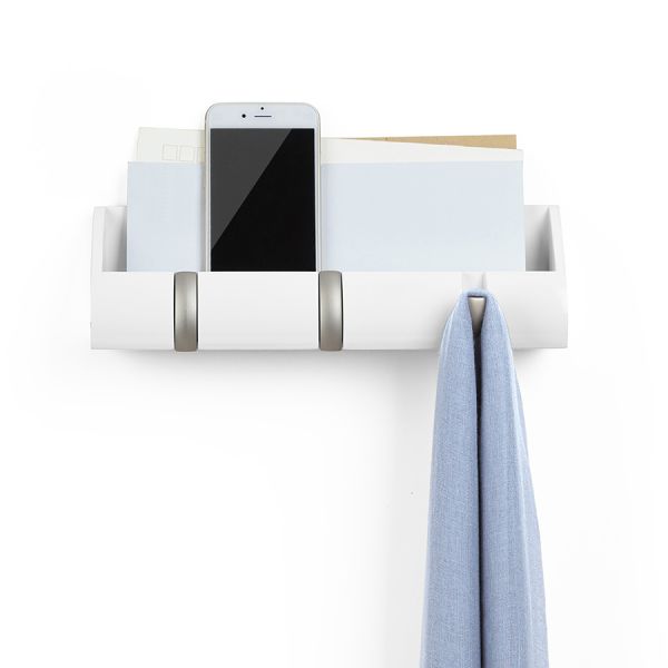 Вешалка--органайзер Cubby mini белая, Umbra, изображение 6