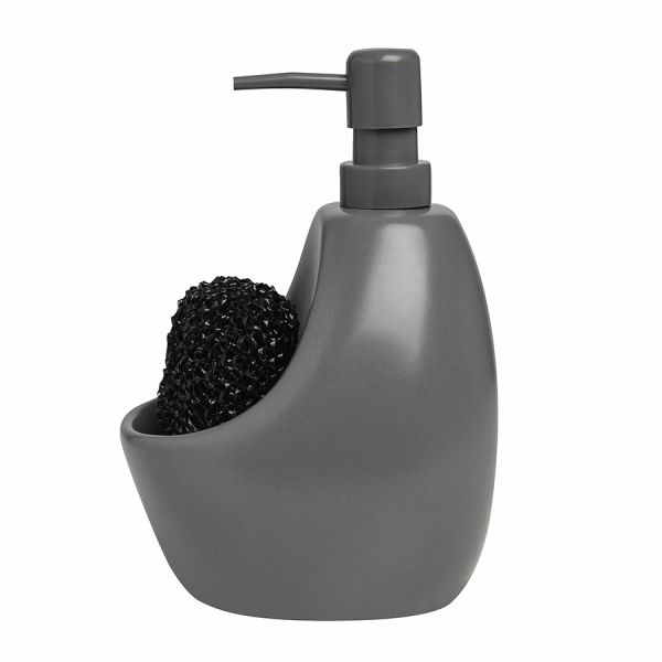 Диспенсер для мыла с подставкой для губки Joey графит, Umbra, изображение 4