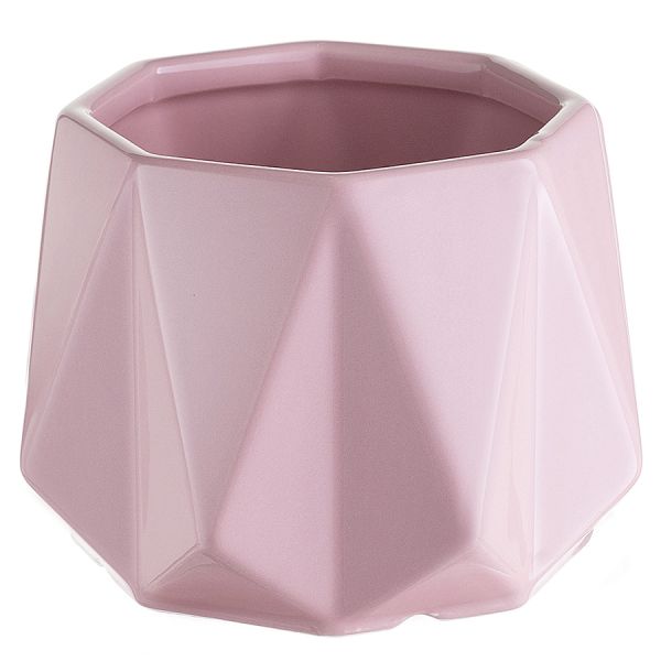 Горшок цветочный Rhombus, 12,5 см, розовый, Liberty Jones, изображение 2