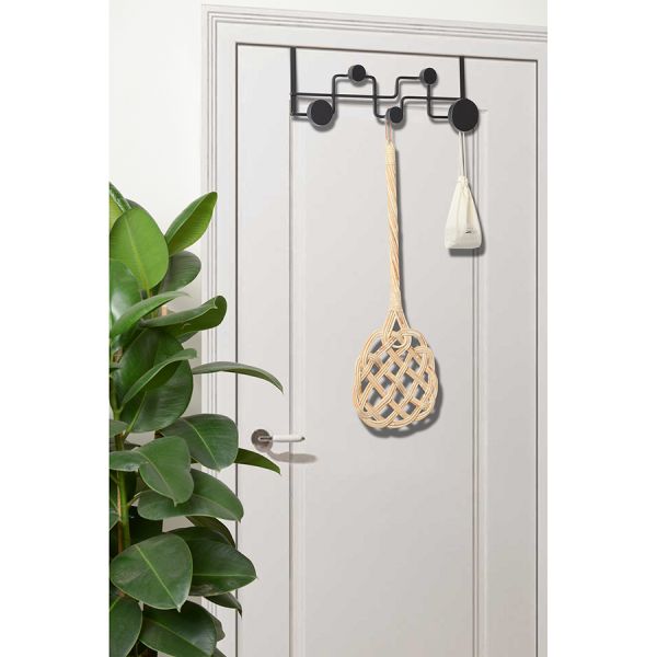 Вешалка дверная Dalia, 51 см, черная, Bergenson Bjorn, изображение 4