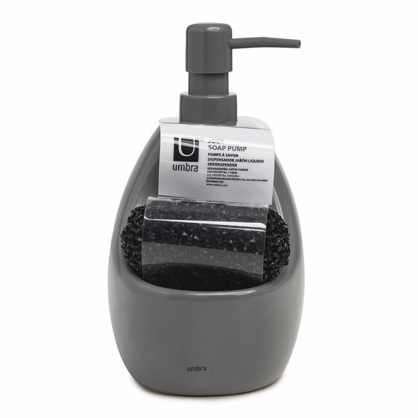 Диспенсер для мыла с подставкой для губки Joey графит, Umbra, изображение 8