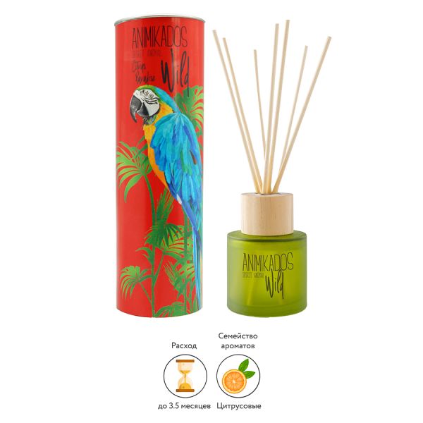 Диффузор ароматический Wild Parrot, Цитрусовый, 100 мл, Ambientair, изображение 2