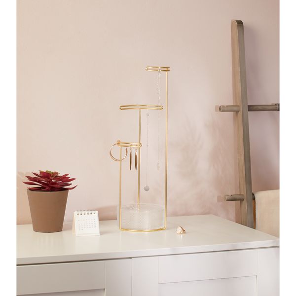 Держатель для украшений Tesora стекло-латунь, Umbra, изображение 5