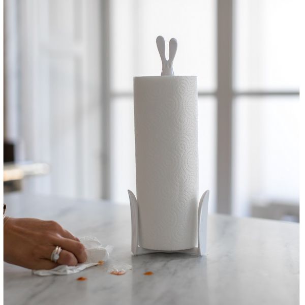 Держатель для бумажных полотенец Кролик Роджер, черный, Koziol, изображение 3