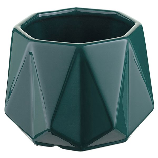 Горшок цветочный Rhombus, 12,5 см, зеленый, Liberty Jones, изображение 2