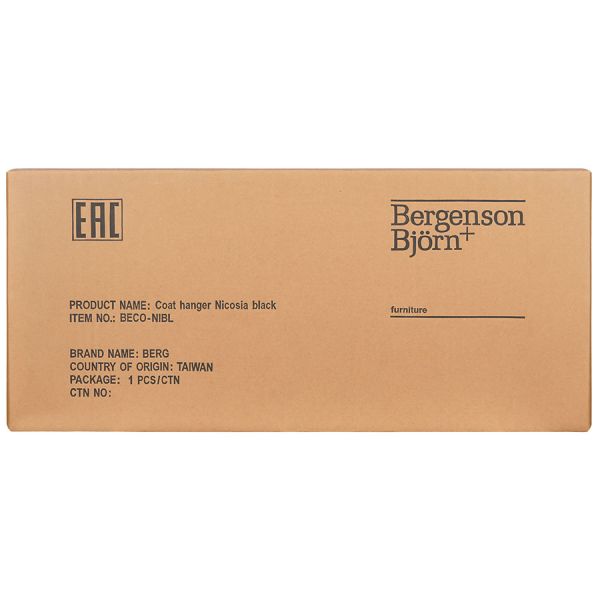 Вешалка напольная Nicosia, 172 см, черная, Bergenson Bjorn, изображение 8