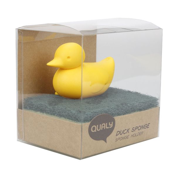 Держатель для губки Duck жёлтый, Qualy, изображение 4