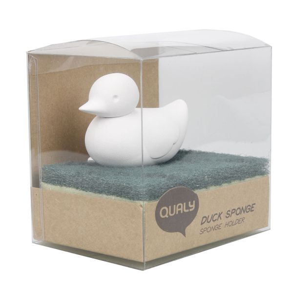 Держатель для губки Duck белый, Qualy, изображение 5