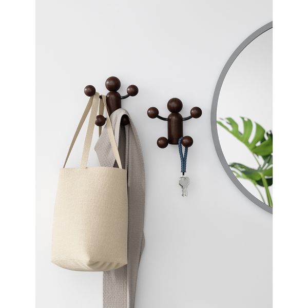 Вешалка Woody, черный-орех, Umbra, изображение 4