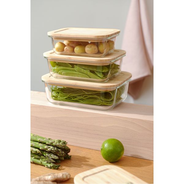 Контейнер для запекания и хранения Smart Solutions с крышкой из бамбука, 1520 мл, Smart Solutions, изображение 8