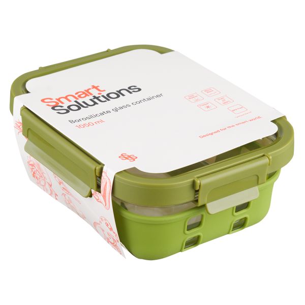 Контейнер для запекания, хранения и переноски продуктов в чехле Smart Solutions, 1050 мл, зеленый, Smart Solutions, изображение 22