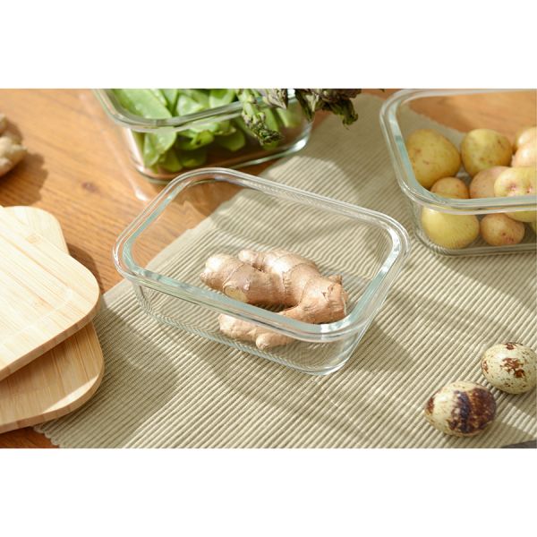 Контейнер для запекания и хранения Smart Solutions с крышкой из бамбука, 370 мл, Smart Solutions, изображение 4