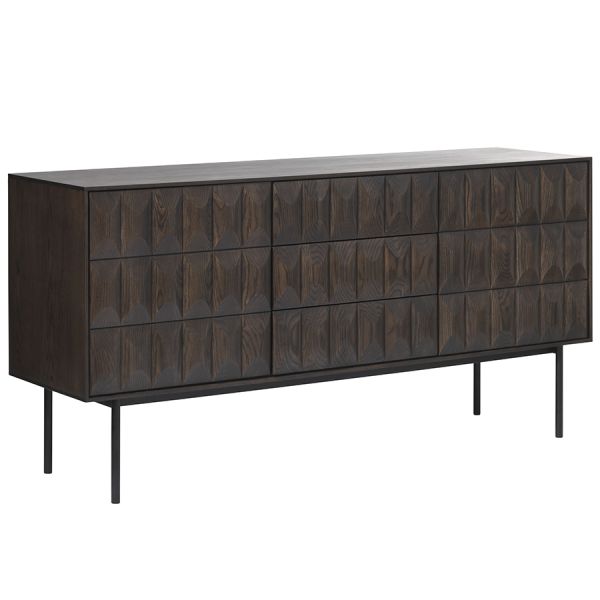 Комод Unique Furniture, Latina, 3 секции, 160х45х79 см, Unique Furniture, изображение 3