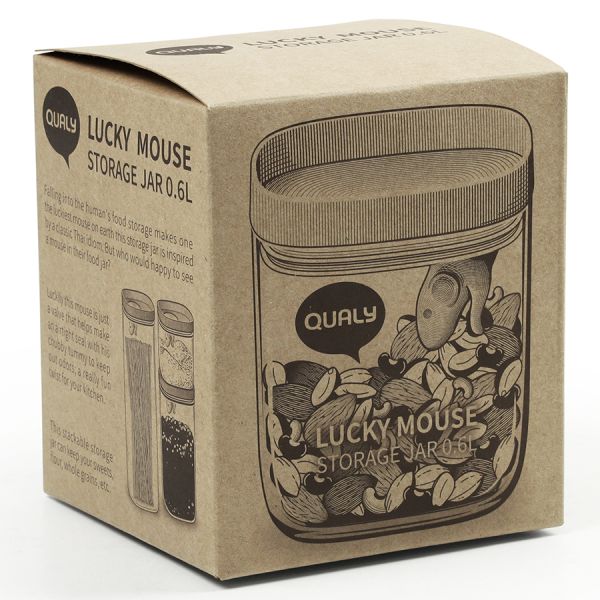 Контейнер для пищевых продуктов Lucky Mouse 0,6 л, Qualy, изображение 19