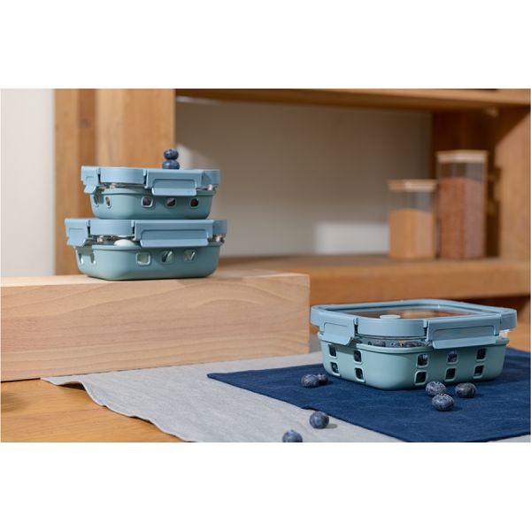 Контейнер для запекания, хранения и переноски продуктов в чехле Smart Solutions, 1050 мл, синий, Smart Solutions, изображение 3